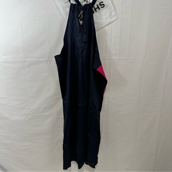 Sheilay Womens Sleeveless Halter Colorblock Silky Tunic Top in 3XL - Picture 6 of 7